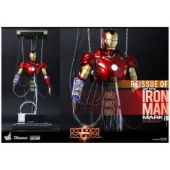 Hot Toys Marvel Iron Man Mark III Construction 1:6 Scale Figure -Television Action Figures Shop 10985622 3224892774525511