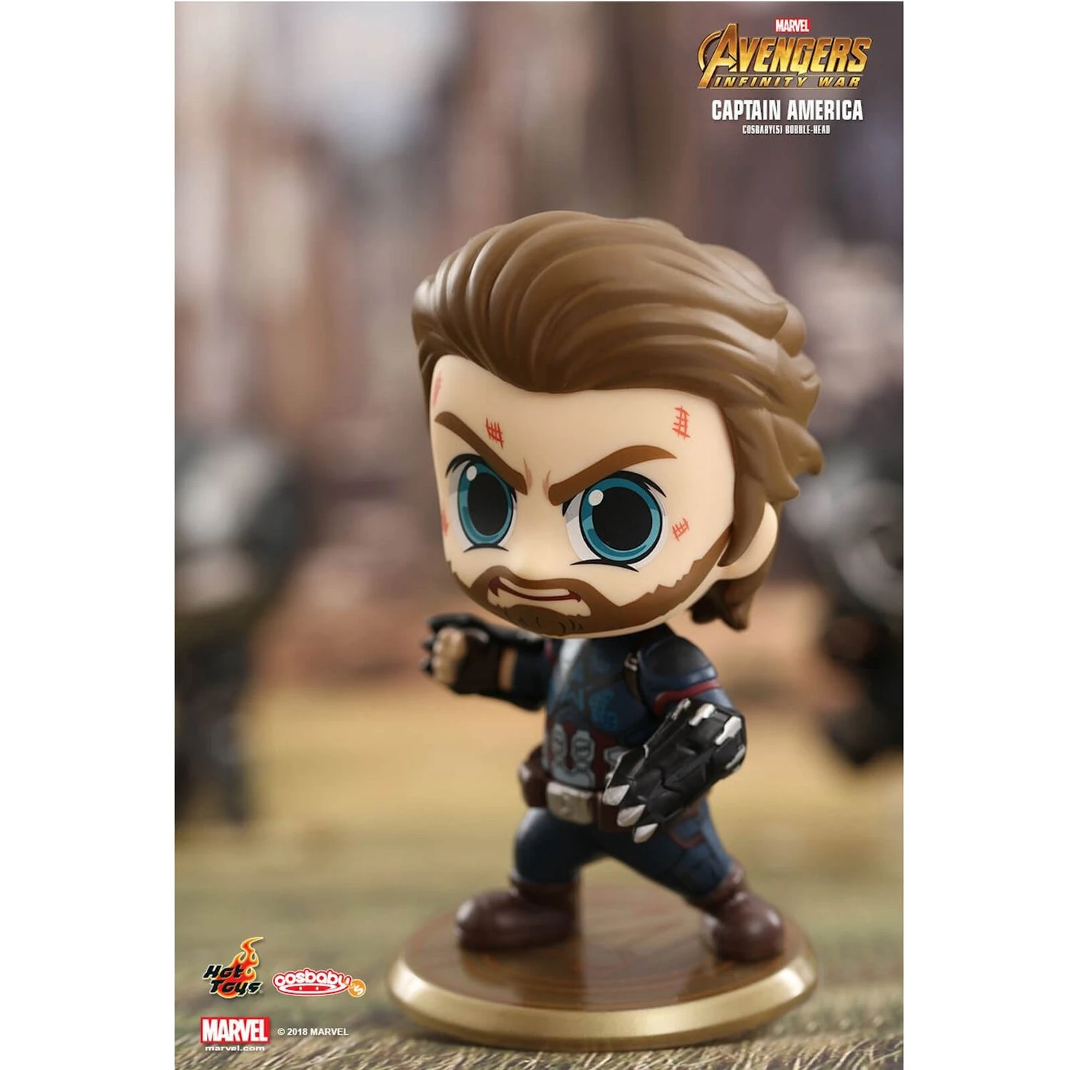 Hot Toys Cosbaby Marvel Avengers: Infinity War Captain America - Size S 4 Hot Toys Cosbaby Marvel Avengers: Infinity War Captain America - Size S - Image 2