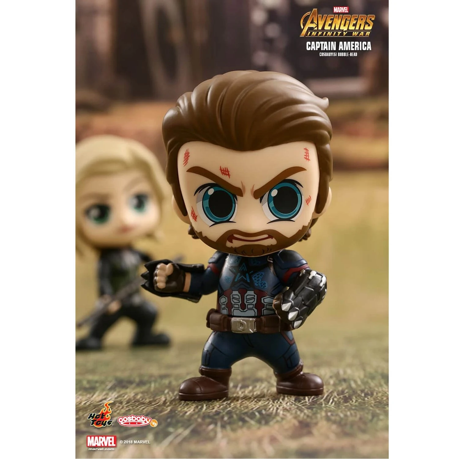 Hot Toys Cosbaby Marvel Avengers: Infinity War Captain America - Size S 6 Hot Toys Cosbaby Marvel Avengers: Infinity War Captain America - Size S - Image 4
