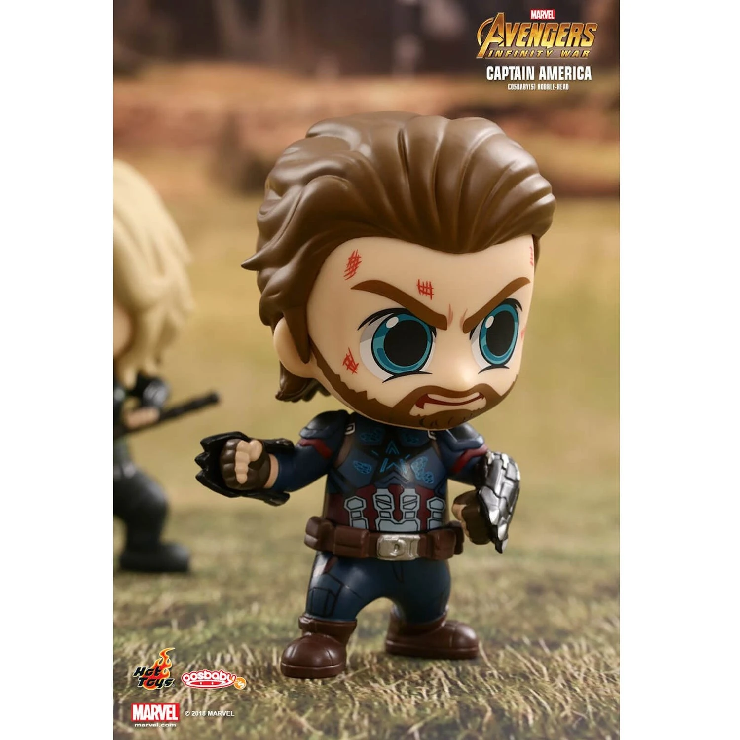 Hot Toys Cosbaby Marvel Avengers: Infinity War Captain America - Size S 5 Hot Toys Cosbaby Marvel Avengers: Infinity War Captain America - Size S - Image 3