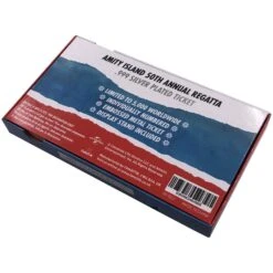 FANATTIK Jaws 24k Silver Plated Annual Regatta Entry Replica Ticket -Television Action Figures Shop 12615071 1984793286624237