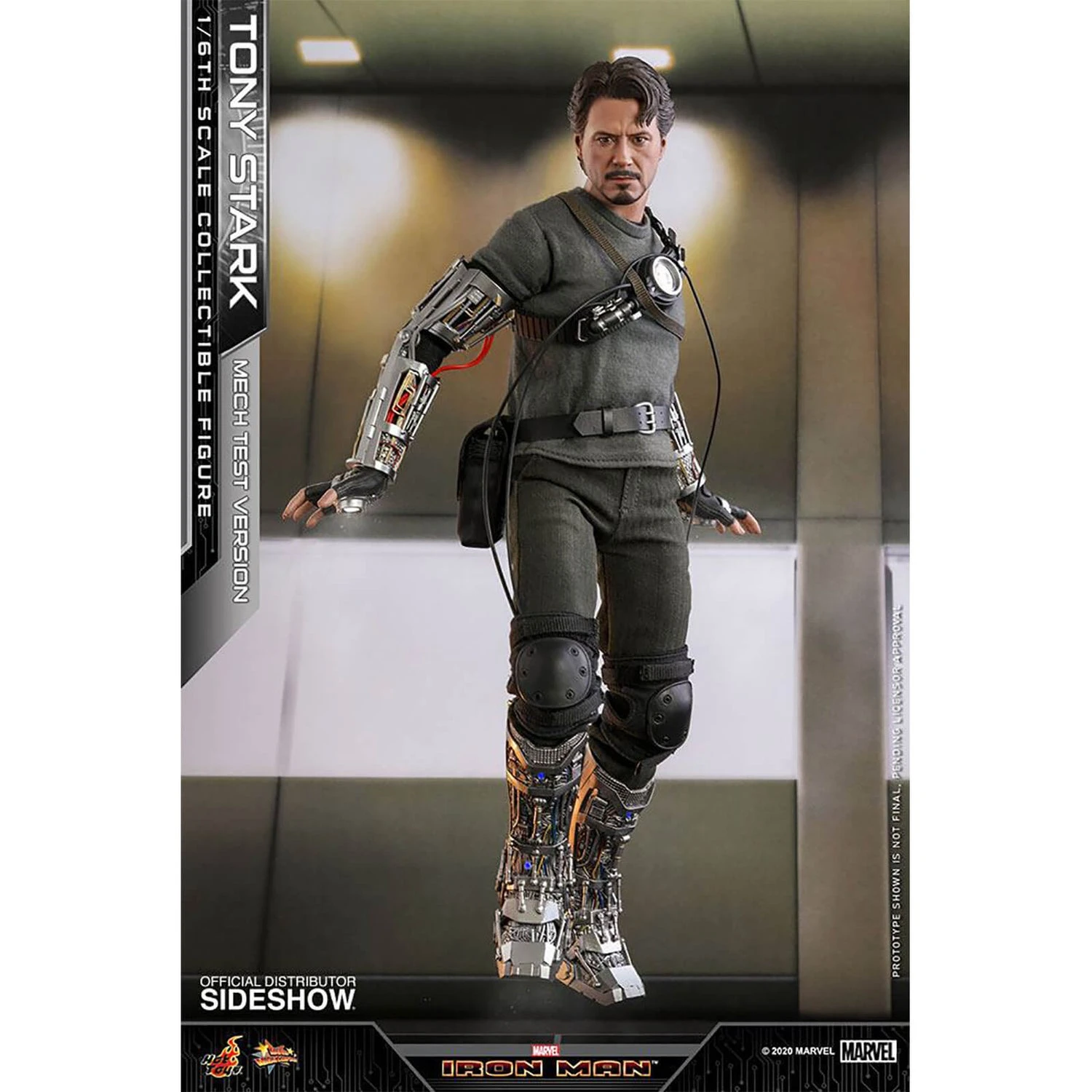 Hot Toys Iron Man Movie Masterpiece Action Figure 1/6 Tony Stark (Mech Test Version) 30 Cm 4 Hot Toys Iron Man Movie Masterpiece Action Figure 1/6 Tony Stark (Mech Test Version) 30 Cm - Image 2