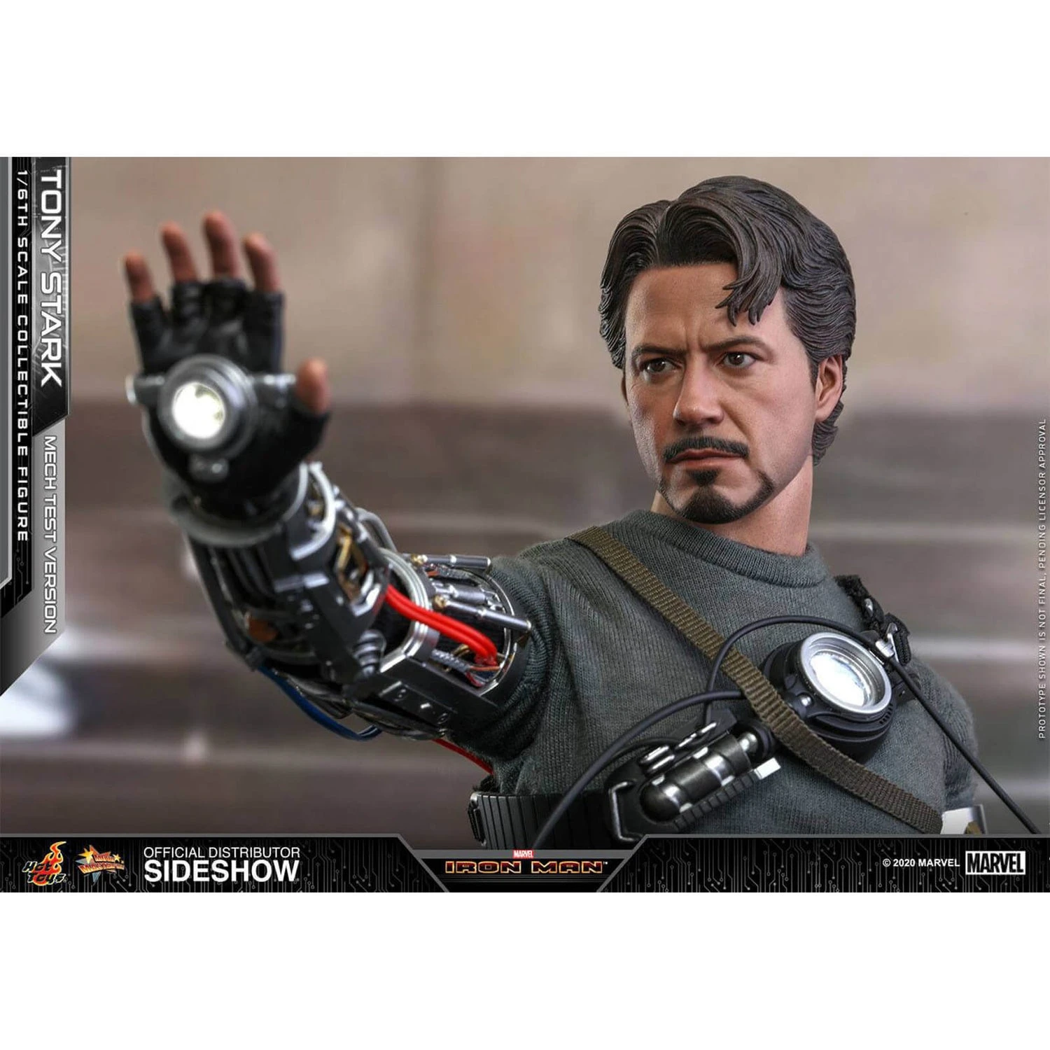 Hot Toys Iron Man Movie Masterpiece Action Figure 1/6 Tony Stark (Mech Test Version) 30 Cm 10 Hot Toys Iron Man Movie Masterpiece Action Figure 1/6 Tony Stark (Mech Test Version) 30 Cm - Image 8
