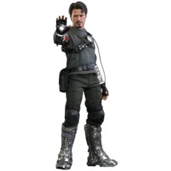 Hot Toys Iron Man Movie Masterpiece Action Figure 1/6 Tony Stark (Mech Test Version) 30 Cm