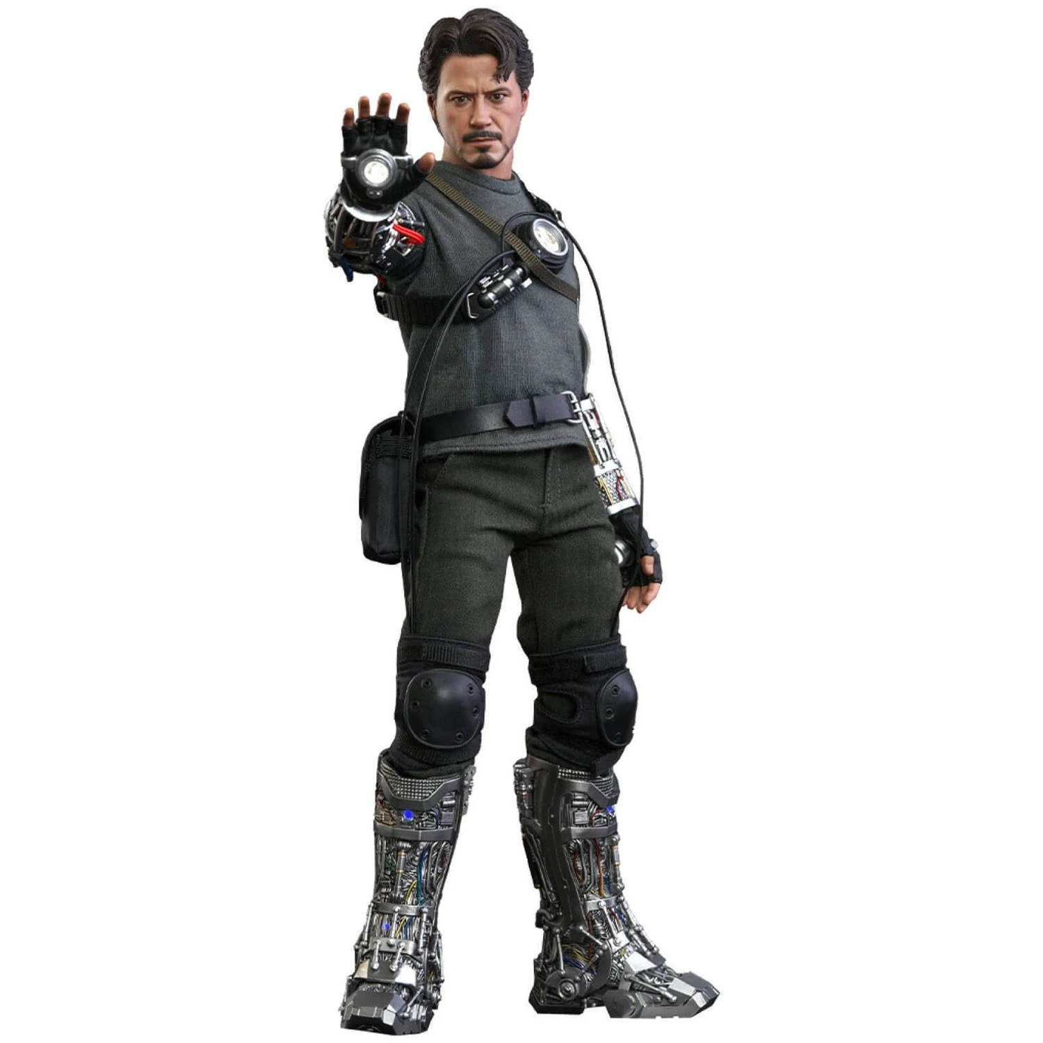 Hot Toys Iron Man Movie Masterpiece Action Figure 1/6 Tony Stark (Mech Test Version) 30 Cm 3 Hot Toys Iron Man Movie Masterpiece Action Figure 1/6 Tony Stark (Mech Test Version) 30 Cm