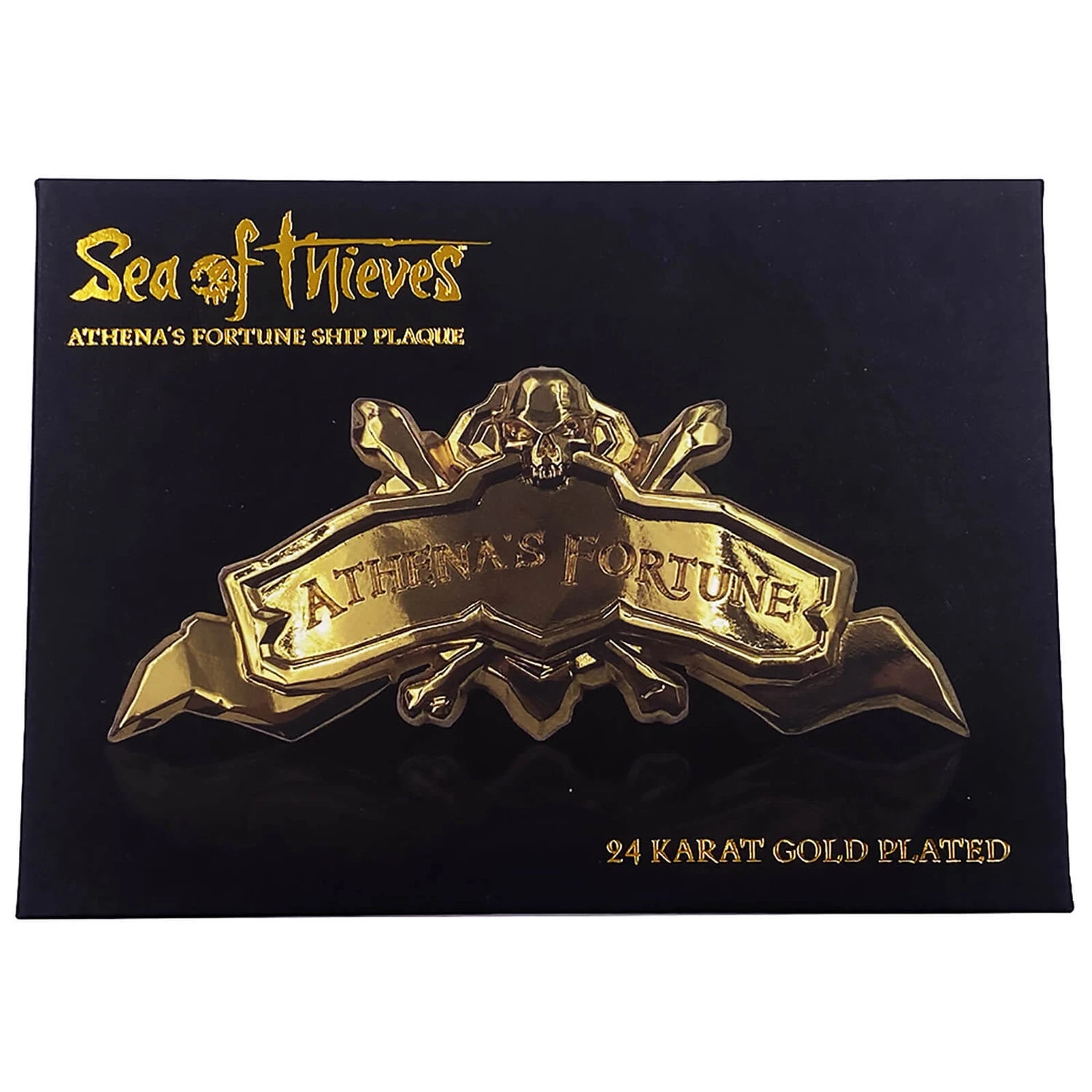 Sea Of Thieves Athena's Fortune Ship Plaque 24K Gold Plated Limited Edition Replica 6 Sea Of Thieves Athena's Fortune Ship Plaque 24K Gold Plated Limited Edition Replica - Image 4