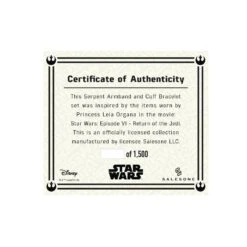 Star Wars Princess Leia Premium Gold Cuff And Bracelet Replica Set – Zavvi Worldwide Exclusive -Television Action Figures Shop 12705883 3634810114392153