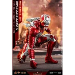 Hot Toys Iron Man 2 Movie Masterpiece Series Diecast Action Figure 1/6 Iron Man Mark V 32 Cm -Television Action Figures Shop 12795487 1344833677010036