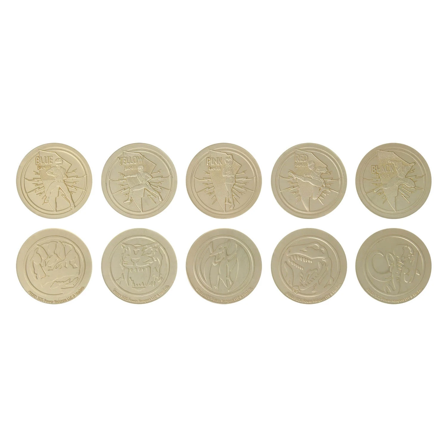Power Rangers Limited Edition Coin Set - Zavvi Exclusive By DUST! 4 Power Rangers Limited Edition Coin Set - Zavvi Exclusive By DUST! - Image 2