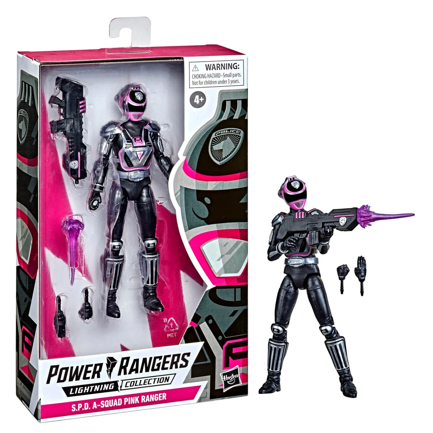 Hasbro Power Rangers Lightning Collection S.P.D. A-Squad Pink Ranger Action Figure 7 Hasbro Power Rangers Lightning Collection S.P.D. A-Squad Pink Ranger Action Figure - Image 5