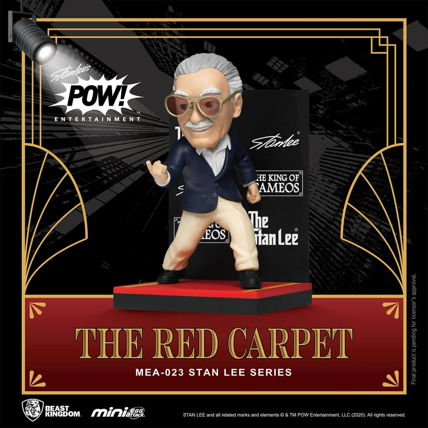 Beast Kingdom Stan Lee Mini Egg Attack Action Figure Stan Lee The Red Carpet 8 Cm 4 Beast Kingdom Stan Lee Mini Egg Attack Action Figure Stan Lee The Red Carpet 8 Cm - Image 2
