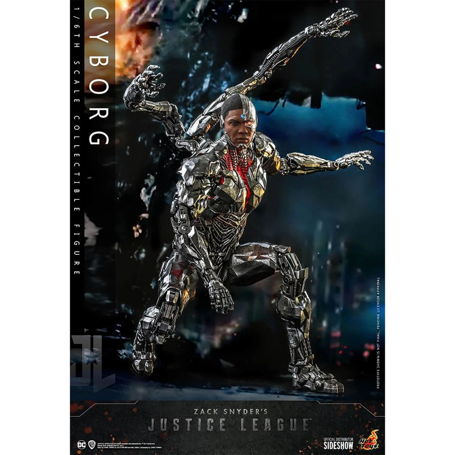 Hot Toys DC Comics Zack Snyder`s Justice League Action Figure 1/6 Cyborg 32 Cm 9 Hot Toys DC Comics Zack Snyder`s Justice League Action Figure 1/6 Cyborg 32 Cm - Image 7