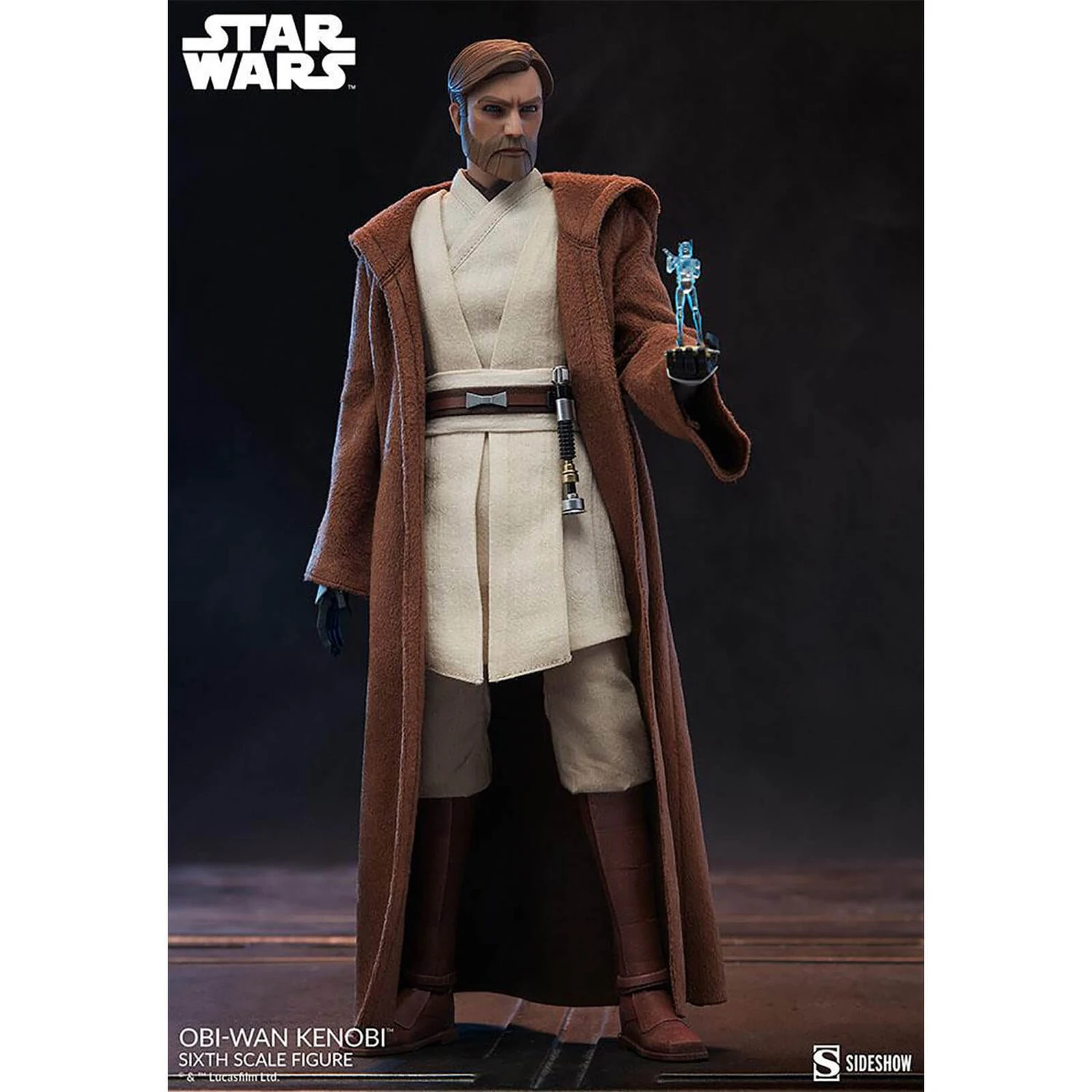 Sideshow Star Wars The Clone Wars Action Figure 1/6 Obi-Wan Kenobi 30 Cm 8 Sideshow Star Wars The Clone Wars Action Figure 1/6 Obi-Wan Kenobi 30 Cm - Image 6