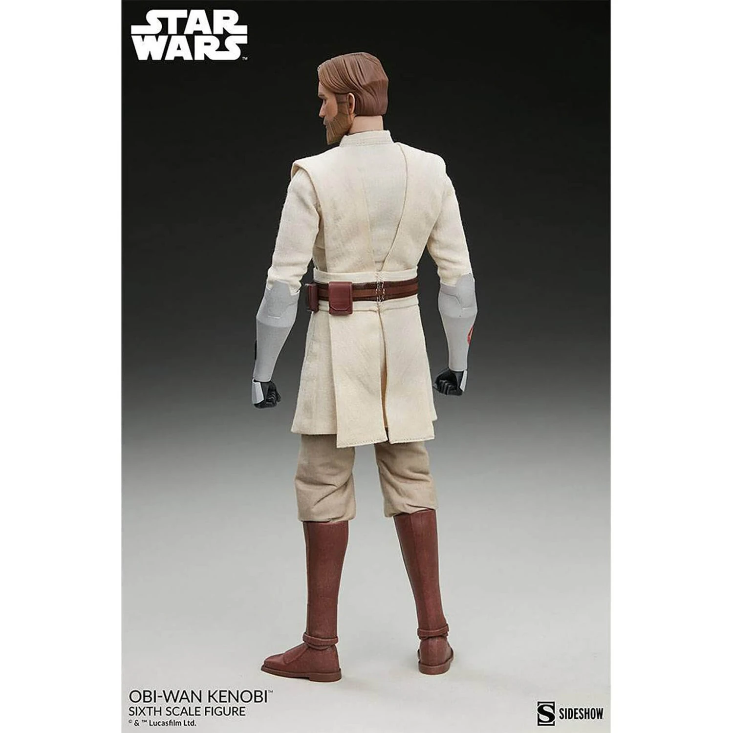 Sideshow Star Wars The Clone Wars Action Figure 1/6 Obi-Wan Kenobi 30 Cm 15 Sideshow Star Wars The Clone Wars Action Figure 1/6 Obi-Wan Kenobi 30 Cm - Image 13