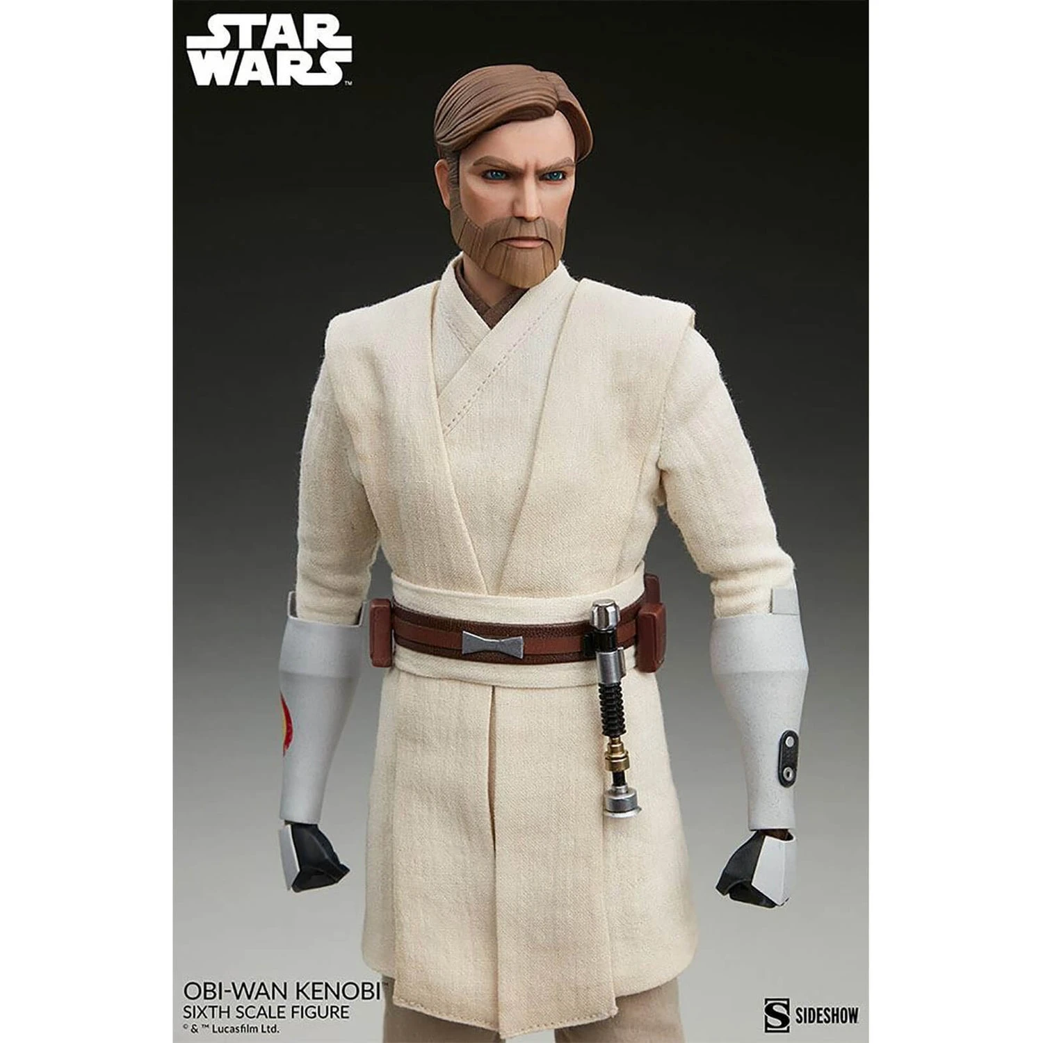 Sideshow Star Wars The Clone Wars Action Figure 1/6 Obi-Wan Kenobi 30 Cm 17 Sideshow Star Wars The Clone Wars Action Figure 1/6 Obi-Wan Kenobi 30 Cm - Image 15