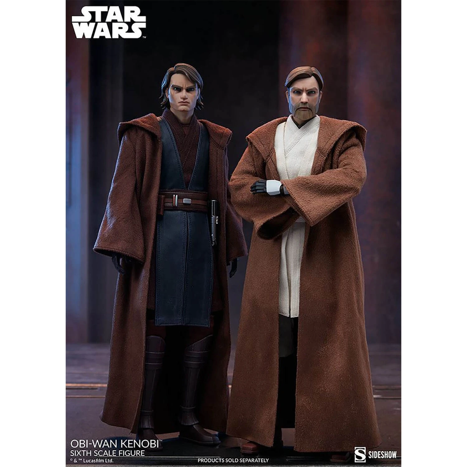 Sideshow Star Wars The Clone Wars Action Figure 1/6 Obi-Wan Kenobi 30 Cm 22 Sideshow Star Wars The Clone Wars Action Figure 1/6 Obi-Wan Kenobi 30 Cm - Image 20