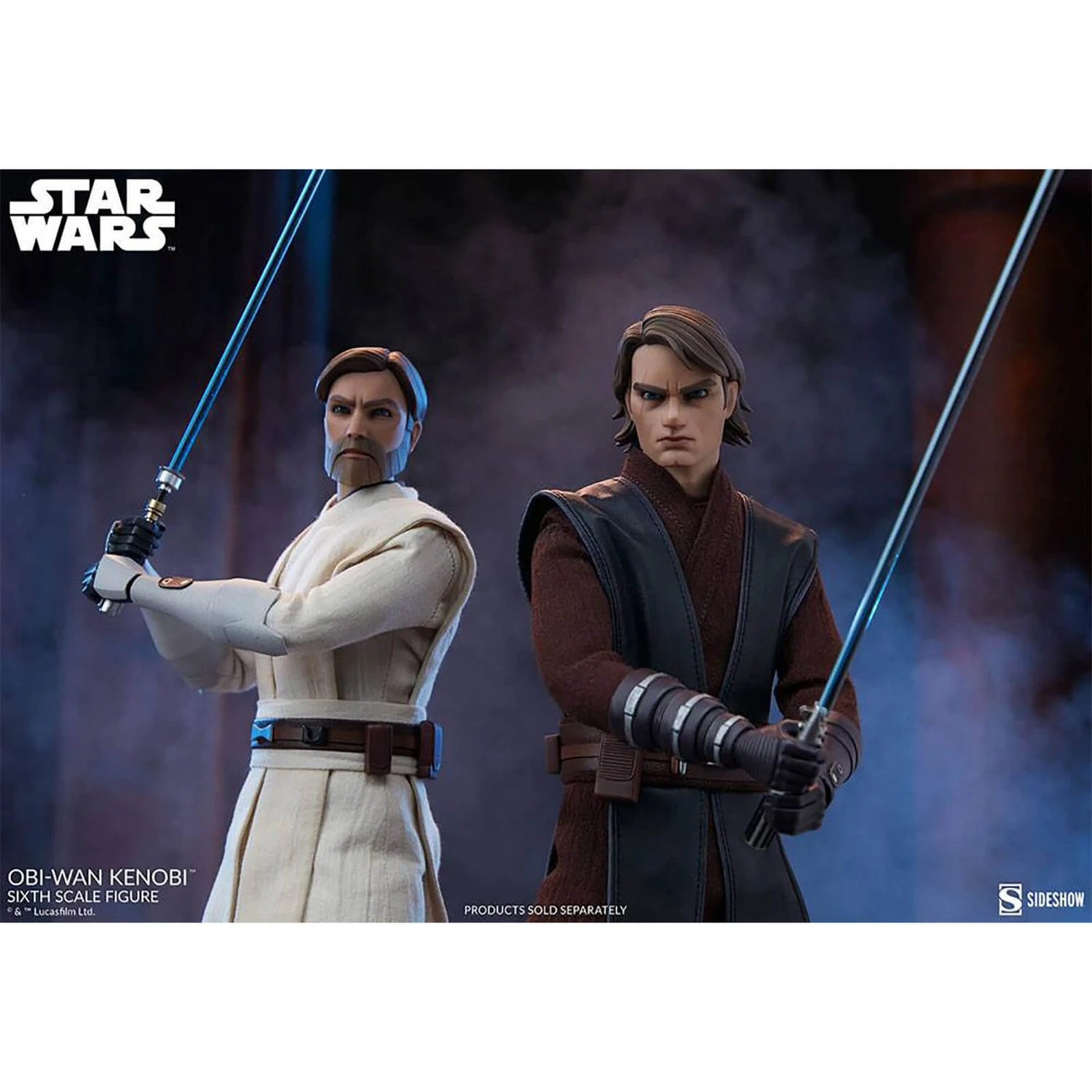 Sideshow Star Wars The Clone Wars Action Figure 1/6 Obi-Wan Kenobi 30 Cm 21 Sideshow Star Wars The Clone Wars Action Figure 1/6 Obi-Wan Kenobi 30 Cm - Image 19