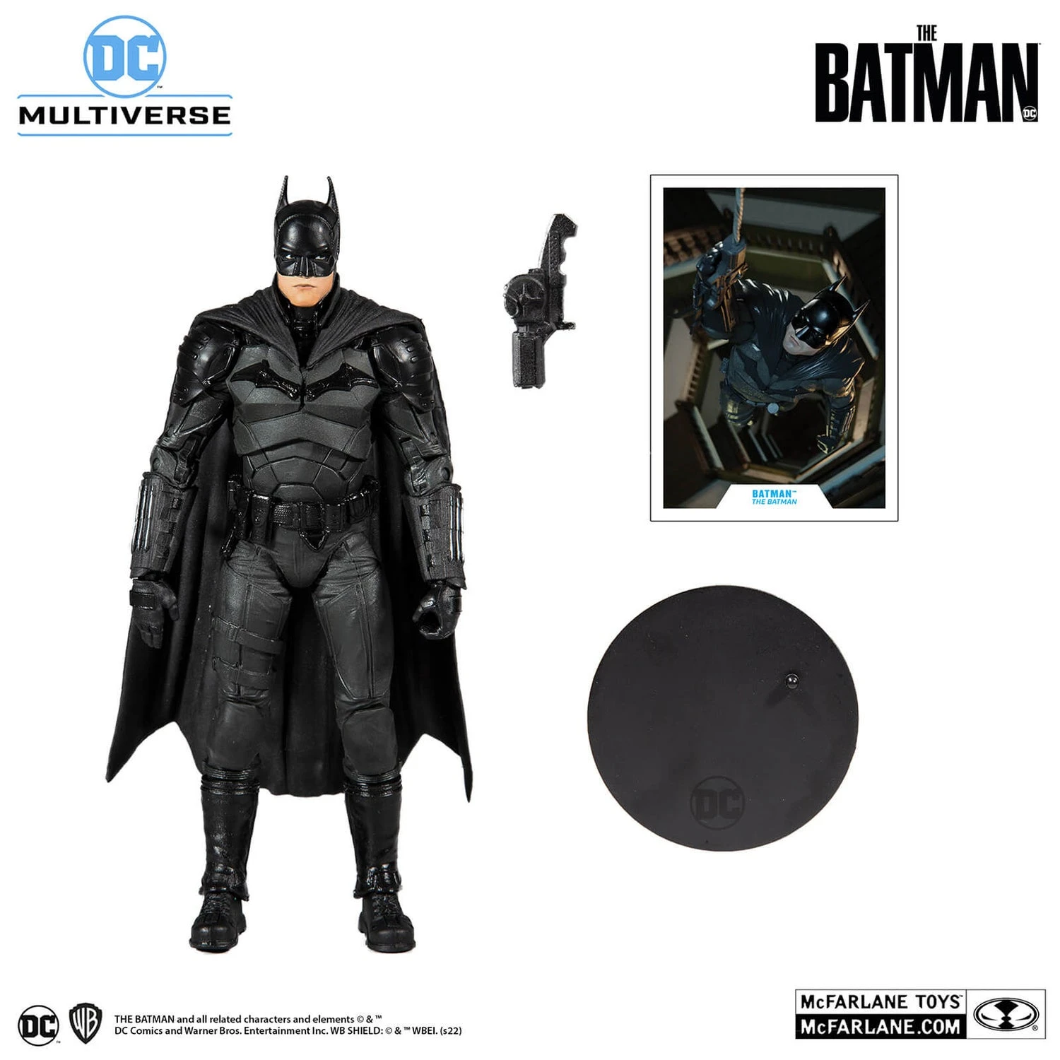 McFarlane DC Multiverse The Batman 7" Action Figure - Batman 7 McFarlane DC Multiverse The Batman 7" Action Figure - Batman - Image 5