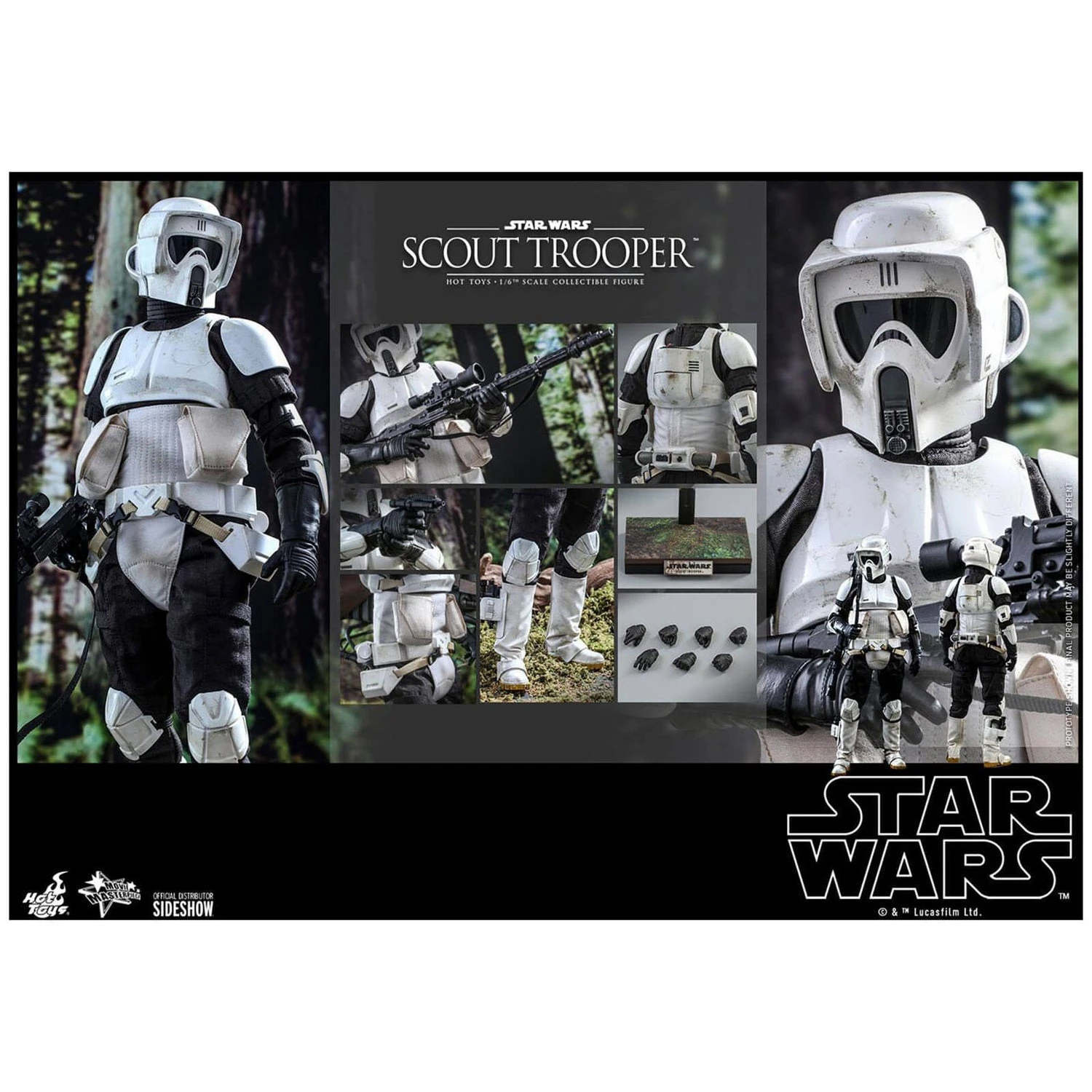 Hot Toys Star Wars Episode VI Action Figure 1/6 Scout Trooper 30 Cm 17 Hot Toys Star Wars Episode VI Action Figure 1/6 Scout Trooper 30 Cm - Image 15