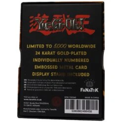 Fanattik: Yu-Gi-Oh! Limited Edition 24K Gold Plated Collectible - Pot Of Greed -Television Action Figures Shop 13337564 3624897193856252