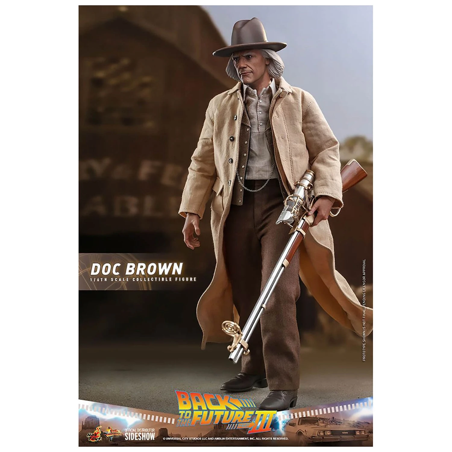 Hot Toys Back To The Future III Movie Masterpiece Action Figure 1/6 Doc Brown 32cm 15 Hot Toys Back To The Future III Movie Masterpiece Action Figure 1/6 Doc Brown 32cm - Image 13