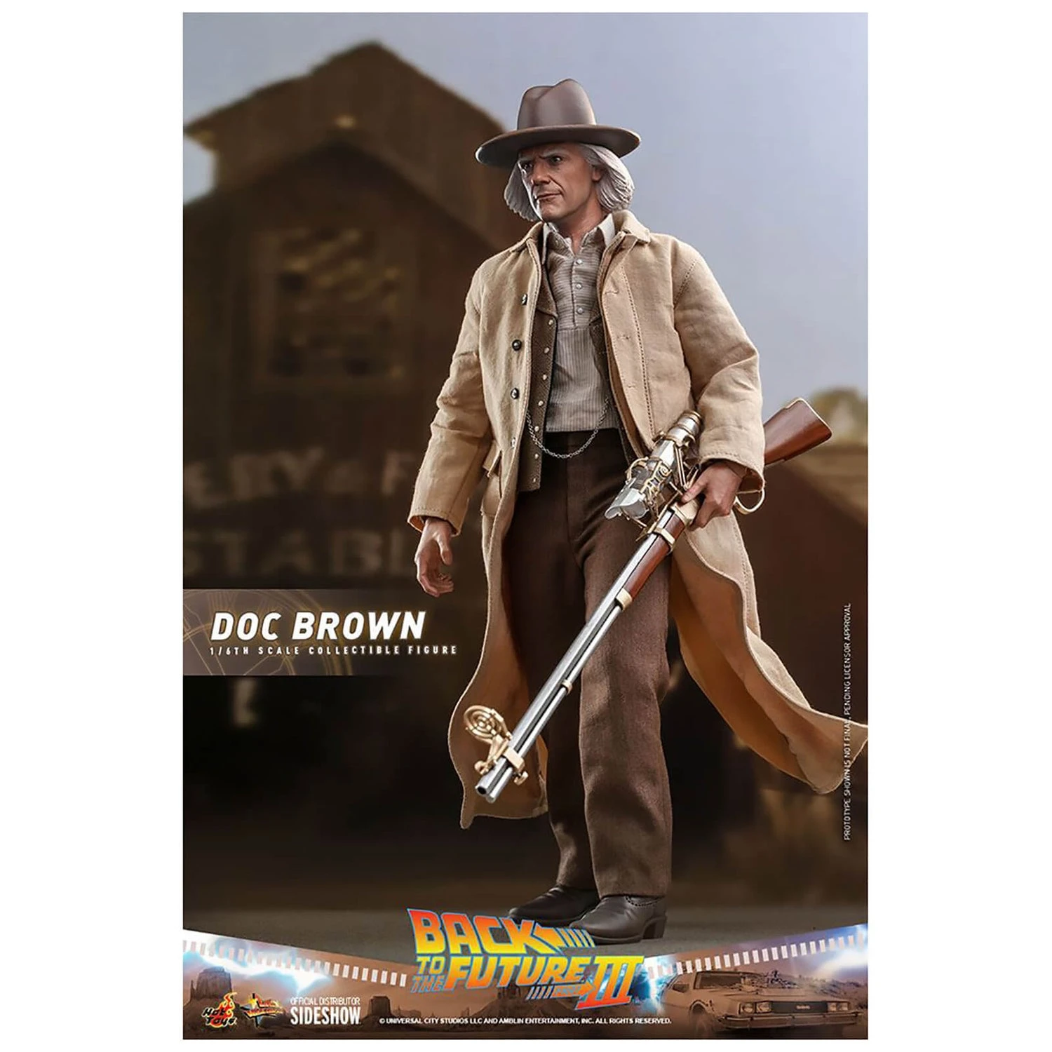 Hot Toys Back To The Future III Movie Masterpiece Action Figure 1/6 Doc Brown 32cm 14 Hot Toys Back To The Future III Movie Masterpiece Action Figure 1/6 Doc Brown 32cm - Image 12
