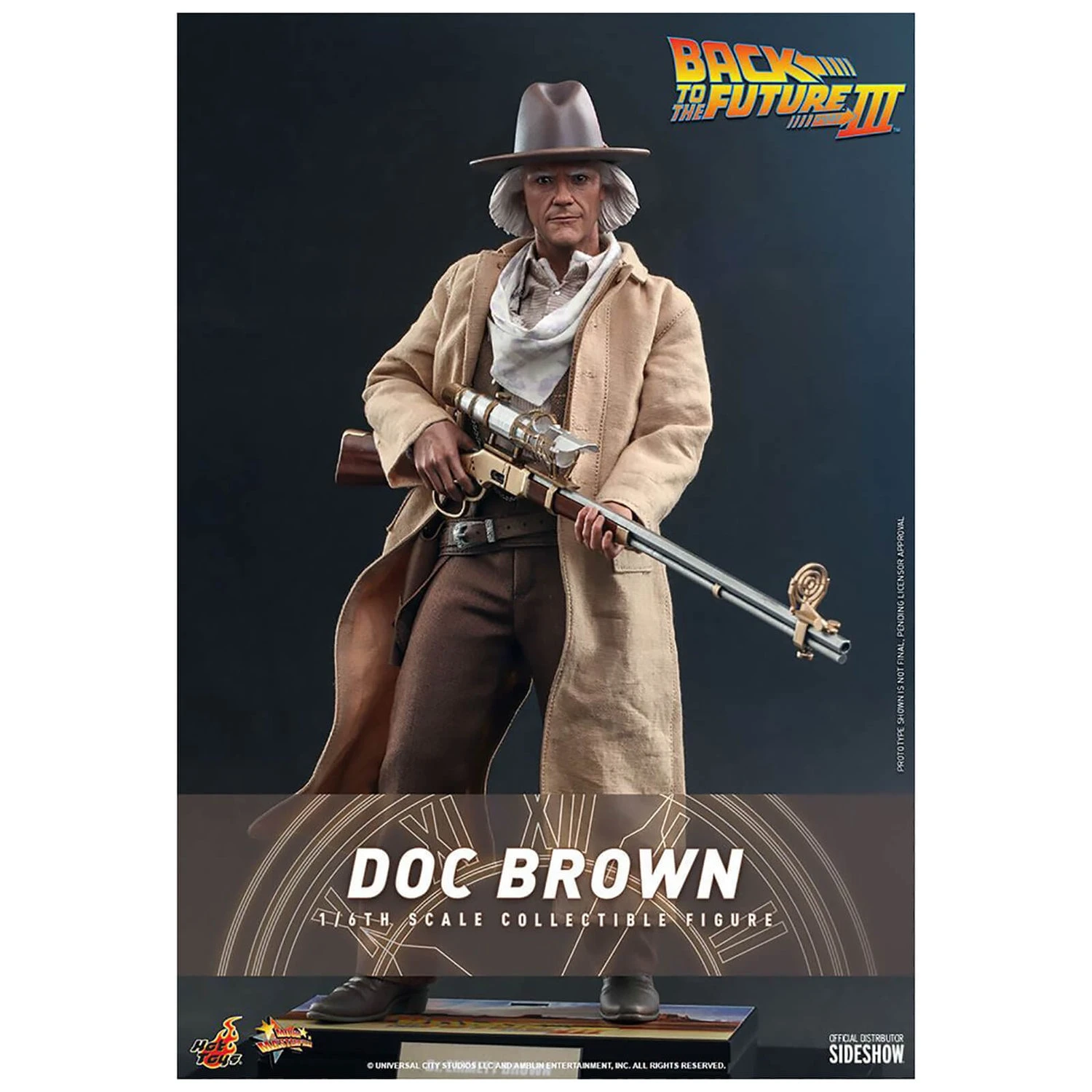 Hot Toys Back To The Future III Movie Masterpiece Action Figure 1/6 Doc Brown 32cm 4 Hot Toys Back To The Future III Movie Masterpiece Action Figure 1/6 Doc Brown 32cm - Image 2