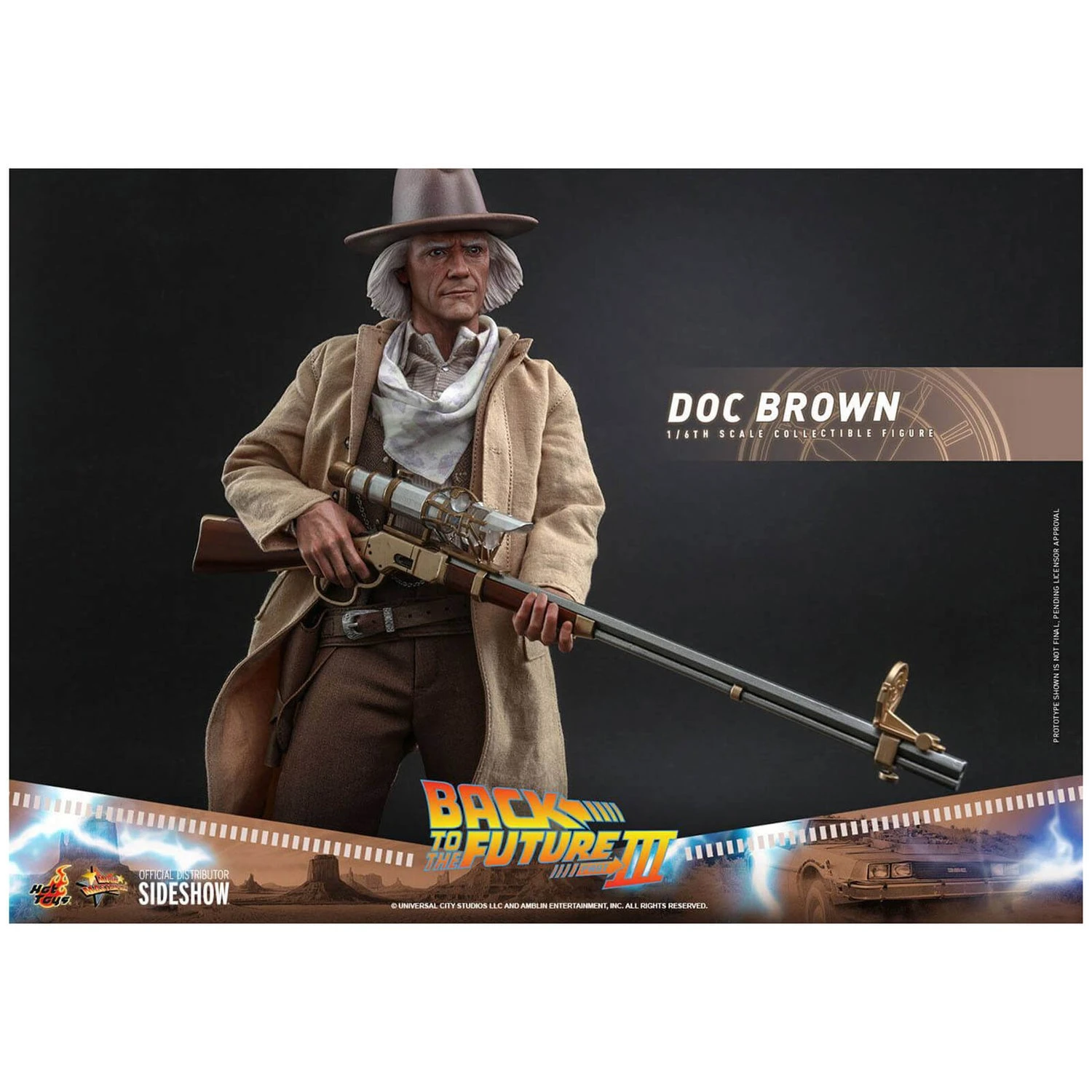Hot Toys Back To The Future III Movie Masterpiece Action Figure 1/6 Doc Brown 32cm 21 Hot Toys Back To The Future III Movie Masterpiece Action Figure 1/6 Doc Brown 32cm - Image 19