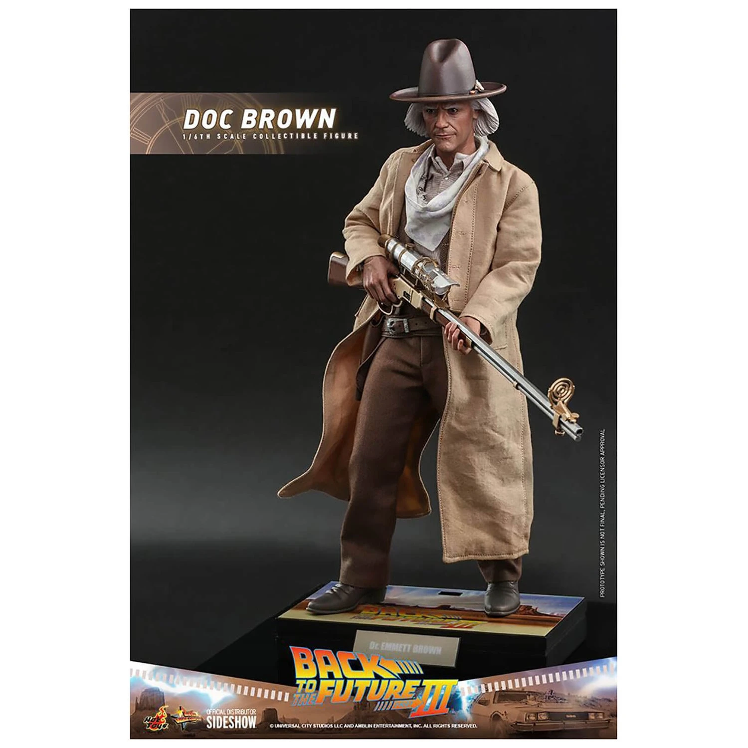 Hot Toys Back To The Future III Movie Masterpiece Action Figure 1/6 Doc Brown 32cm 6 Hot Toys Back To The Future III Movie Masterpiece Action Figure 1/6 Doc Brown 32cm - Image 4