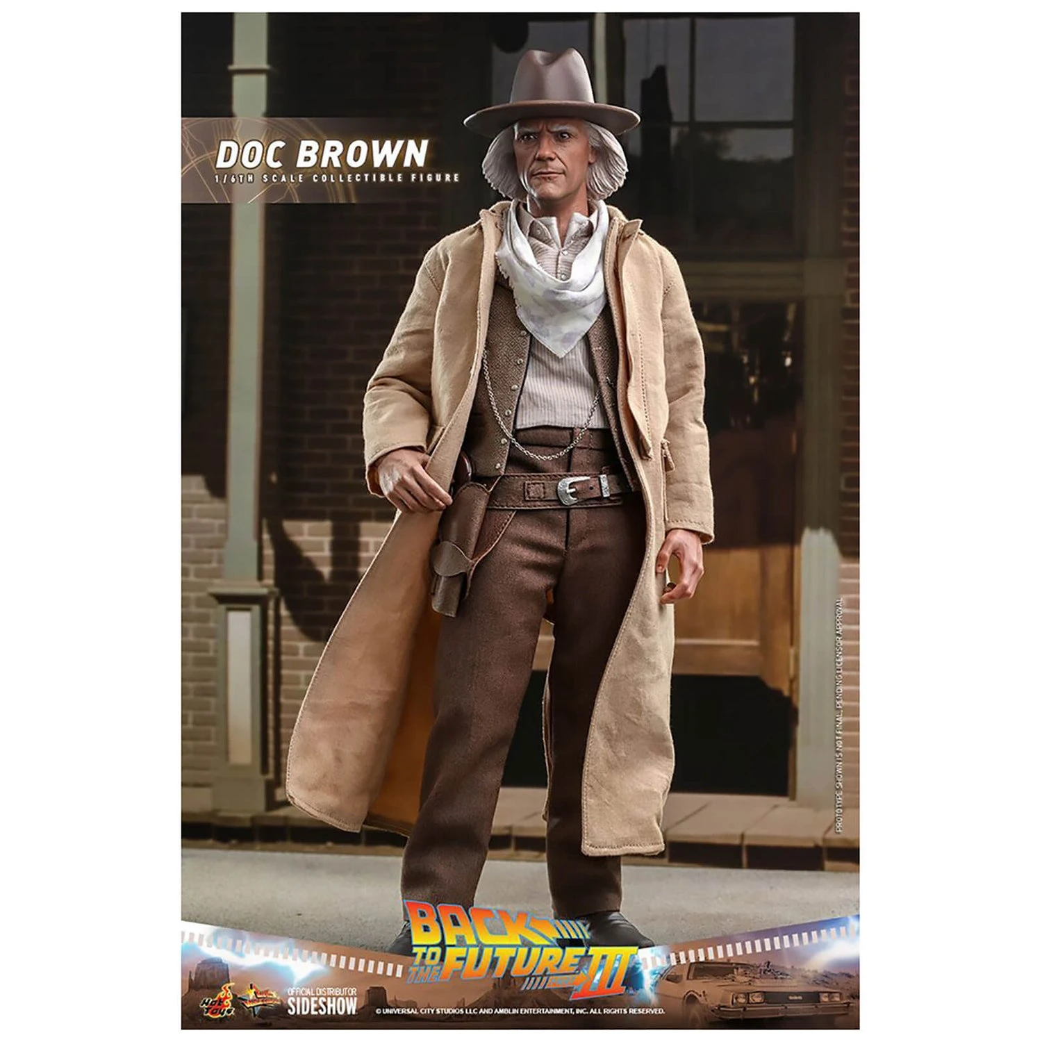 Hot Toys Back To The Future III Movie Masterpiece Action Figure 1/6 Doc Brown 32cm 17 Hot Toys Back To The Future III Movie Masterpiece Action Figure 1/6 Doc Brown 32cm - Image 15