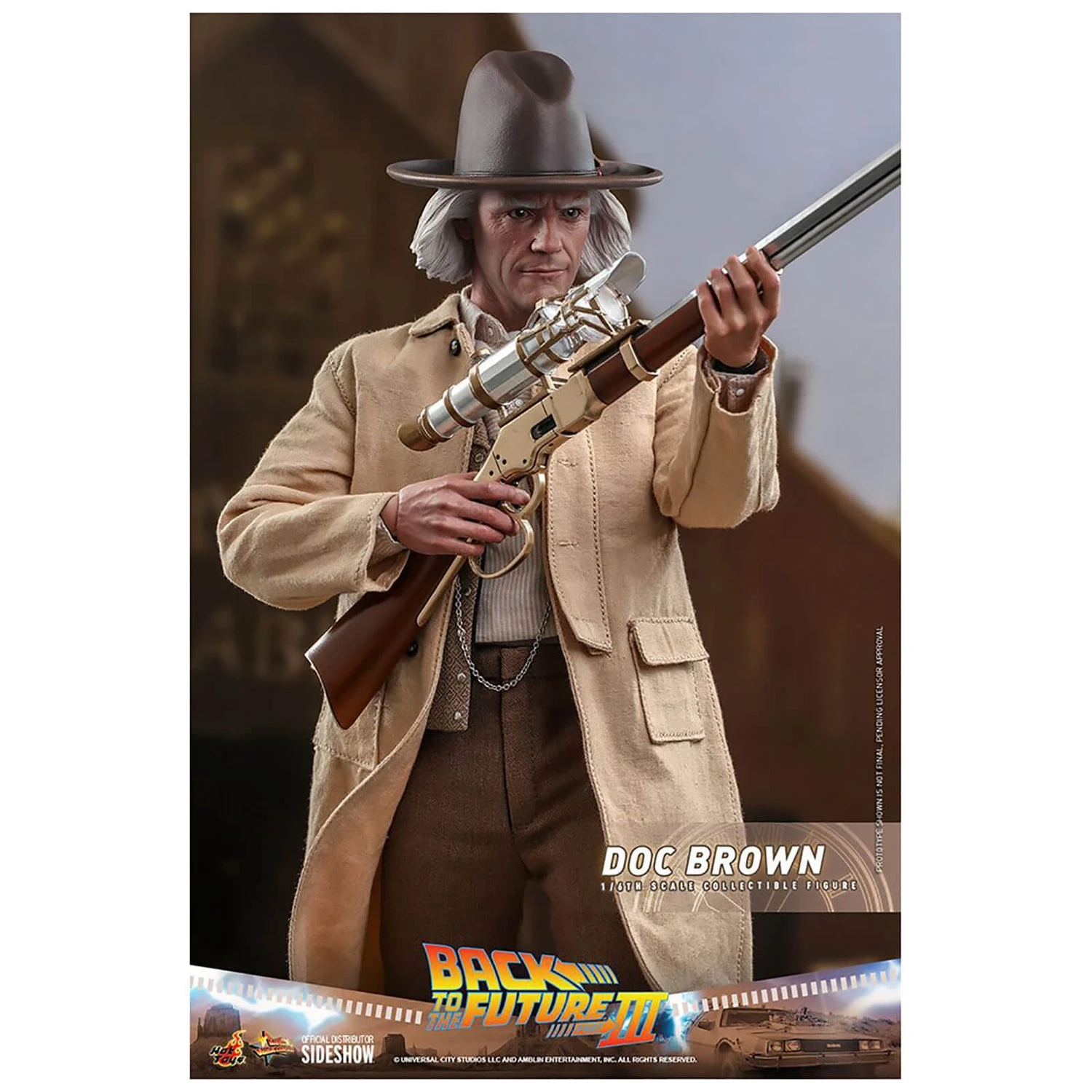 Hot Toys Back To The Future III Movie Masterpiece Action Figure 1/6 Doc Brown 32cm 16 Hot Toys Back To The Future III Movie Masterpiece Action Figure 1/6 Doc Brown 32cm - Image 14