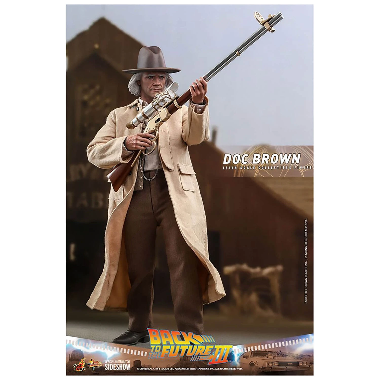 Hot Toys Back To The Future III Movie Masterpiece Action Figure 1/6 Doc Brown 32cm 13 Hot Toys Back To The Future III Movie Masterpiece Action Figure 1/6 Doc Brown 32cm - Image 11