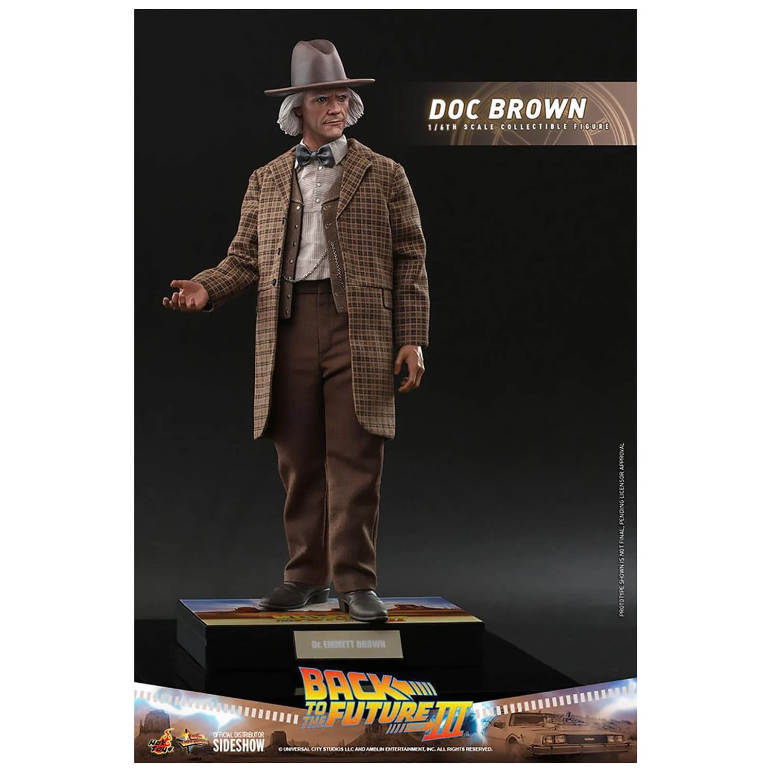 Hot Toys Back To The Future III Movie Masterpiece Action Figure 1/6 Doc Brown 32cm 7 Hot Toys Back To The Future III Movie Masterpiece Action Figure 1/6 Doc Brown 32cm - Image 5