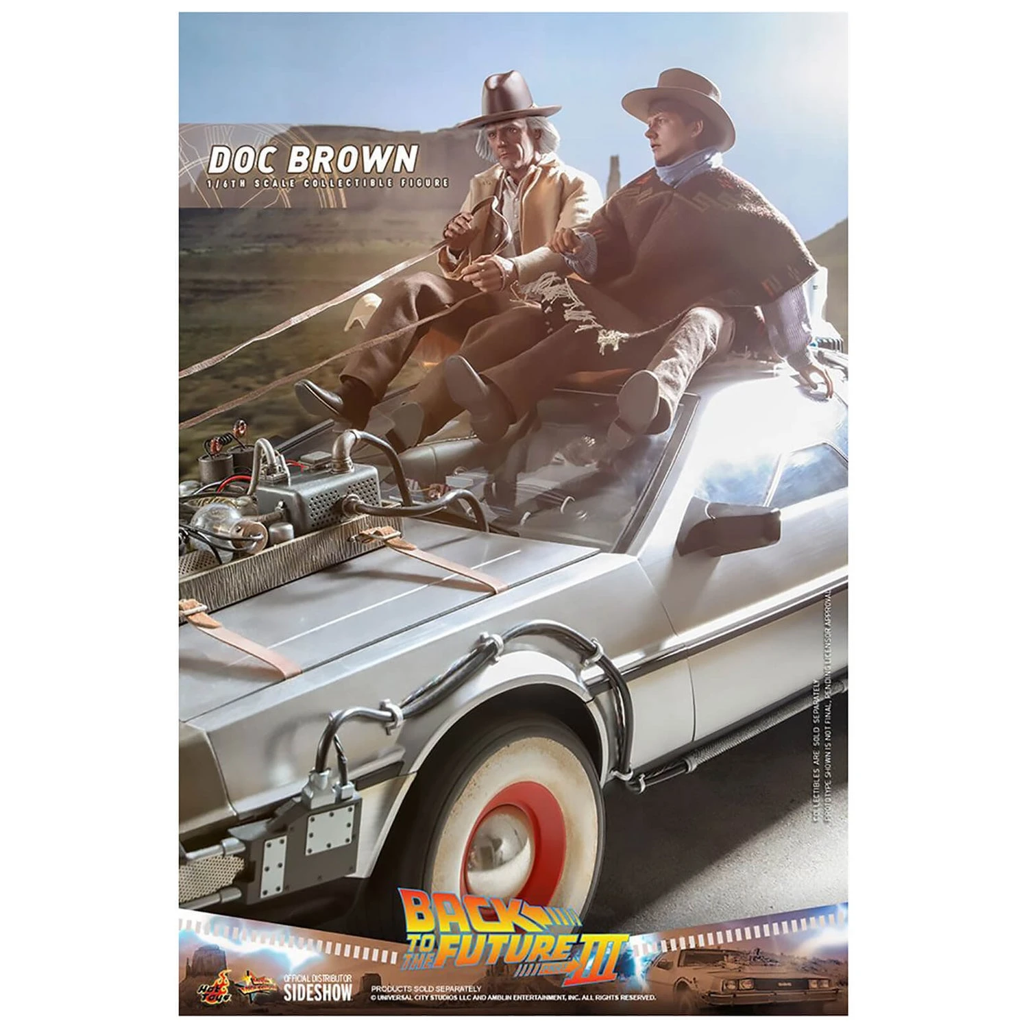 Hot Toys Back To The Future III Movie Masterpiece Action Figure 1/6 Doc Brown 32cm 19 Hot Toys Back To The Future III Movie Masterpiece Action Figure 1/6 Doc Brown 32cm - Image 17