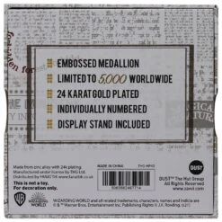 FANATTIK Harry Potter 24k Gold Plated Platfrom 3/4 Medallion -Television Action Figures Shop 13455407 2244909165886145