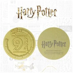 FANATTIK Harry Potter 24k Gold Plated Platfrom 3/4 Medallion -Television Action Figures Shop 13455407 8704909165999227
