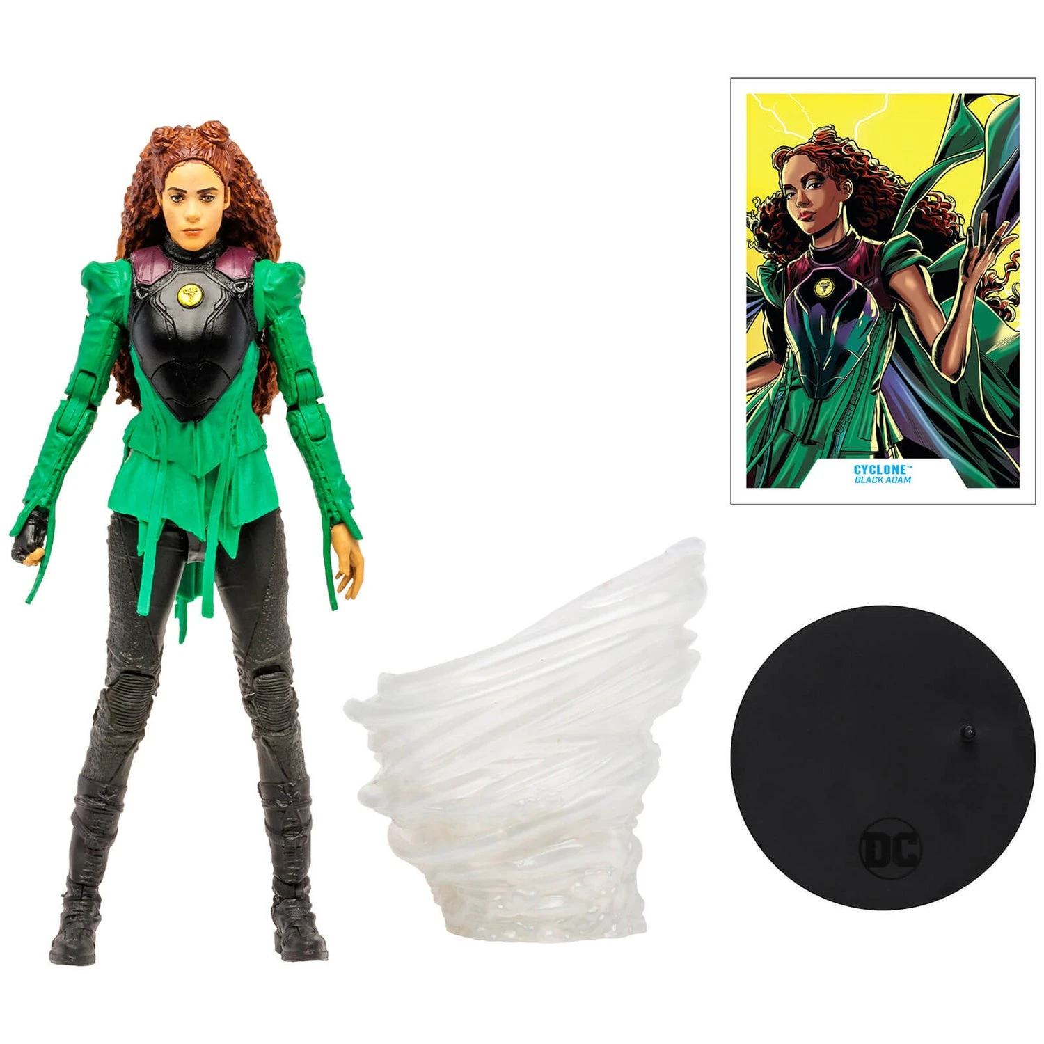 McFarlane DC Multiverse Black Adam 7" Action Figure - Cyclone 8 McFarlane DC Multiverse Black Adam 7" Action Figure - Cyclone - Image 6