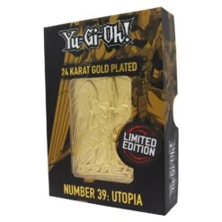 Fanattik Yu-Gi-Oh! 24K Gold Plated Utopia Ingot -Television Action Figures Shop 13646551 7014933241840445