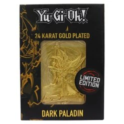 Fanattik Yu-Gi-Oh! 24K Gold Plated Dark Paladin Ingot -Television Action Figures Shop 13646552 1994933242140049