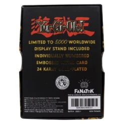 Fanattik Yu-Gi-Oh! 24K Gold Plated Jinzo Ingot -Television Action Figures Shop 13646553 1004933242624909