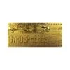 Fanattik Jurassic World 24k Gold Plated Gyrosphere Ticket -Television Action Figures Shop 13646556 2044933243228050