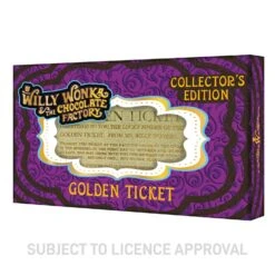 Fanattik Willy Wonka Replica Golden Ticket -Television Action Figures Shop 13697303 2044940479841610