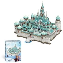 Disney Frozen Arendelle Castle Paper Core 3D Puzzle Model -Television Action Figures Shop 13701010 7174941008339370