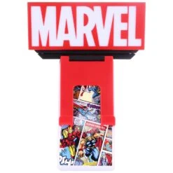 Cable Guys Marvel Red Logo Light Up Ikon Controller And Smartphone Stand
