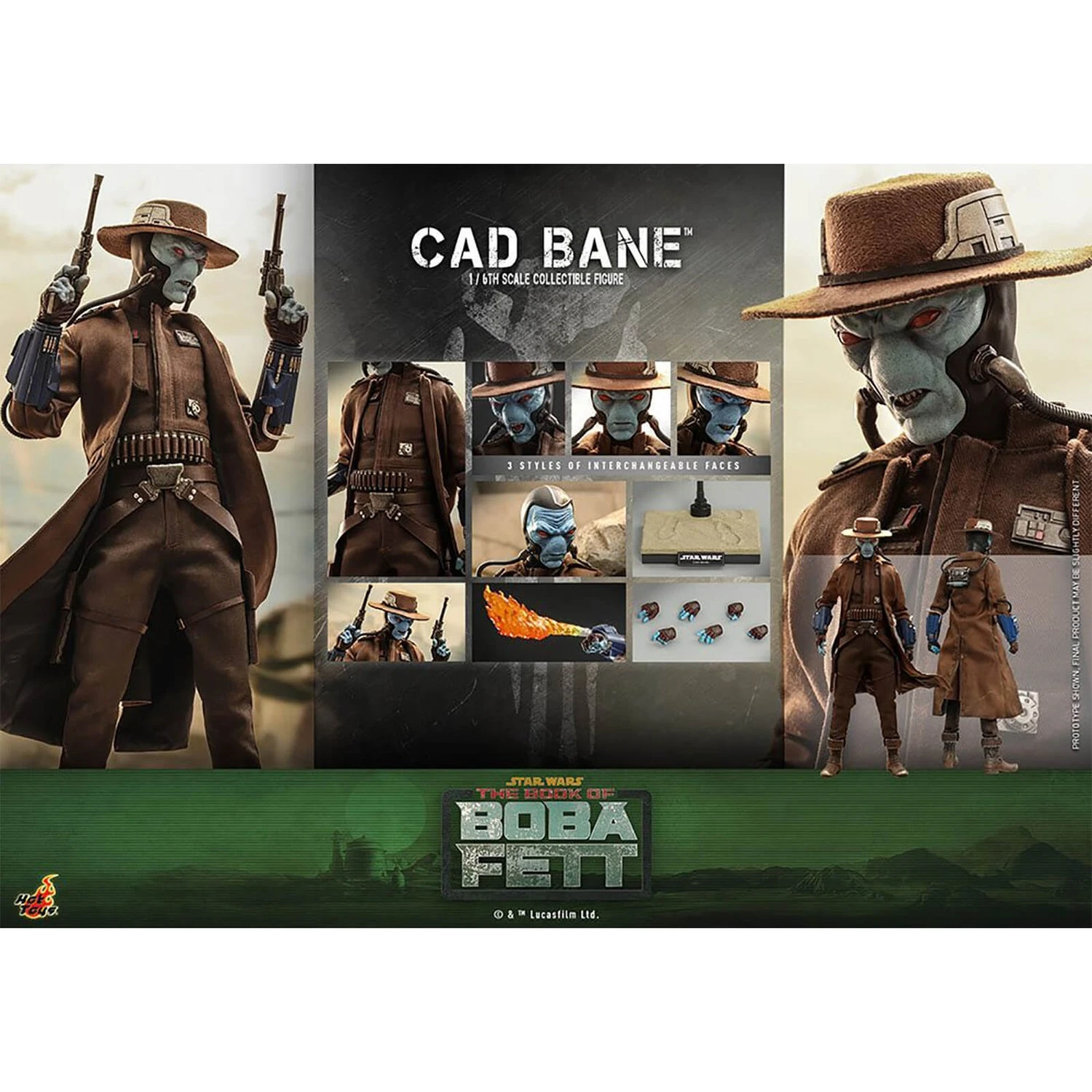 Hot Toys Star Wars: The Book Of Boba Fett Action Figure 1/6 Cad Bane 34cm 16 Hot Toys Star Wars: The Book Of Boba Fett Action Figure 1/6 Cad Bane 34cm - Image 14