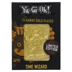 Yu-Gi-Oh Yu Gi Oh! Limited Edition 24K Gold Plated Collectible Time Wizard By Fanattik -Television Action Figures Shop 13925051 1674976531893176