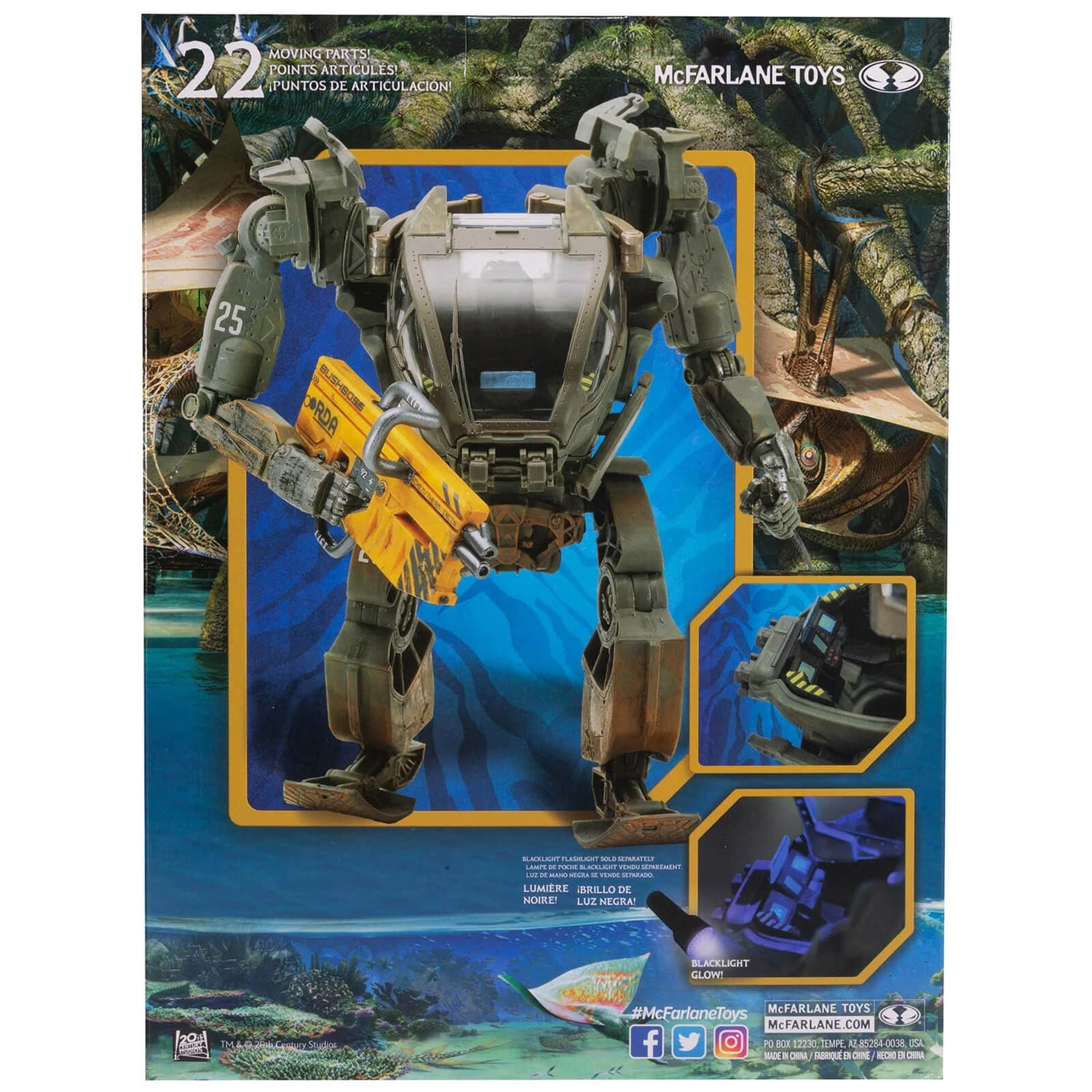 McFarlane Disney Avatar: The Way Of Water - Amp Suit With Bush Boss FD-11 Mega Figure 14 McFarlane Disney Avatar: The Way Of Water - Amp Suit With Bush Boss FD-11 Mega Figure - Image 12