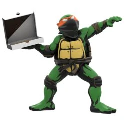 Mighty Jaxx Teenage Mutant Ninja Turtles: Food Fight By Ndikol 8" Vinyl Art Toy -Television Action Figures Shop 14244399 9715033506416207