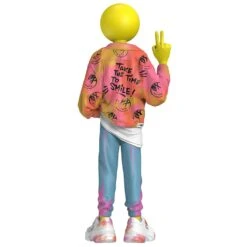 Mighty Jaxx B. Smiley (50th Anniversary Edition) 12” Vinyl Art Toy -Television Action Figures Shop 14244403 2595033507940918