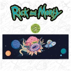 Fanattik Rick And Morty Large Desk Pad And Coaster Set -Television Action Figures Shop 14264866 2575025478730928